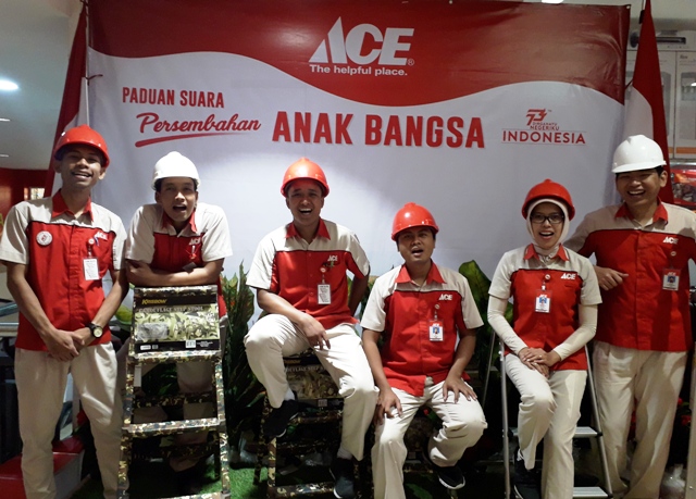 Di Moment Kemerdekaan RI, Tangga atau Ladder Motif Loreng Koleksi Ace Amplaz, Diserbu Pembeli 
