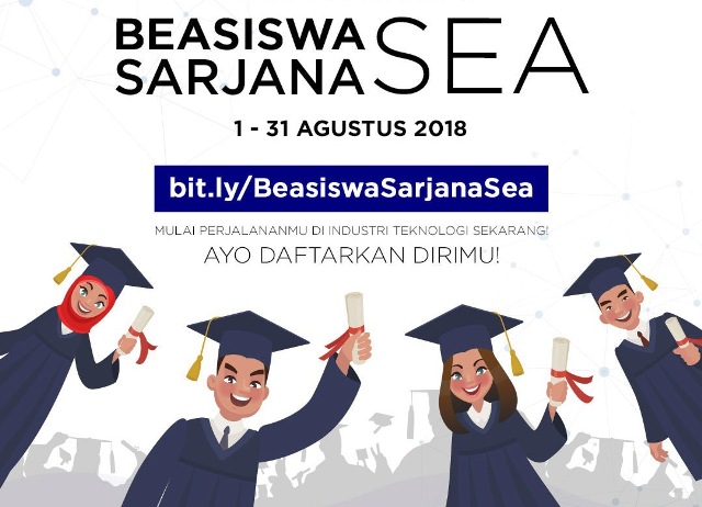 Perusahaan Platform Digital SEA, Tawarkan Beasiswa Sarjana Untuk 50 Mahasiswa Tahun Pertama. 