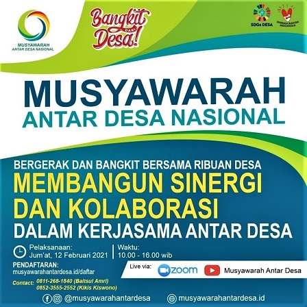 Musyawarah Antar-Desa Nasional, 12 Februari 2021 Di Desa Panggungharjo Sewon-Bantul