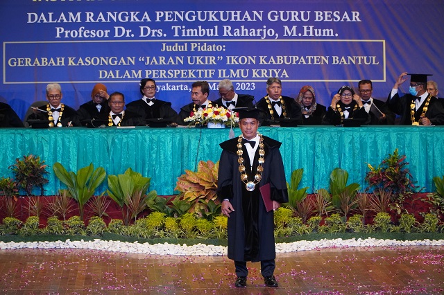 Pengukuhan Prof. Dr. Drs. Timbul Raharjo, M.Hum. Sebagai Guru Besar ISI Yogyakarta