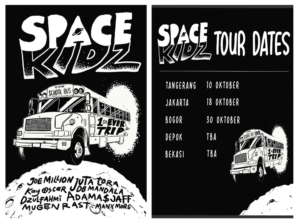 Grup Musik Hip Hop Spacekidz Gelar Tur First Trip Ever, di Lima Kota