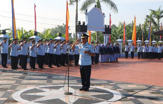 Danlanud Adisutjipto Pimpin Ziarah Di Ngoto, Rangkaian HUT Ke-73 TNI Angkatan Udara