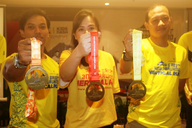 The Ambarrukmo Yogyakarta, Gelar Lomba Lari Great Ambarrukmo Vertical Run, Minggu, 18 Agustus 2019.