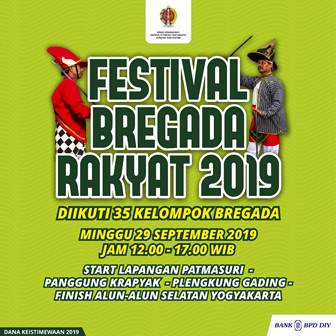 Ribuan Laskar Bregada Rakyat Susuri Sumbu Filosofis Krapyak-Kraton, Ahad Siang, 29 September 2019
