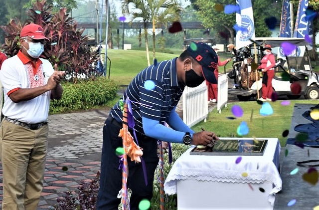 Danlanud Adisutjipto Resmikan Taman Padang Golf Lanud Adisutjipto Yogyakarta