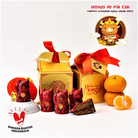 Cokelat Monggo, Sajikan Produk Spesial Edisi Imlek dan Valentine 2021
