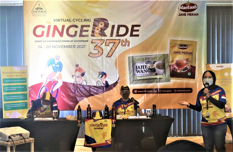 Intrafood Gelar Gingeride Virtual Cycling Untuk Umum Usia Diatas 13 Tahun, 14-28 November 2021