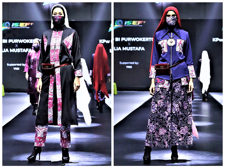 Sheba By Lia Mustafa Ft. motif batik KubPringmas Binaan KPw BI Purwokerto ISEF JCC, 27 Oktober 2021