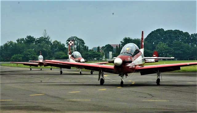 Jupiter Aerobatic Team, Kembali Ke Homebase Usai Sukses Tampil Di Mandalika-Lombok