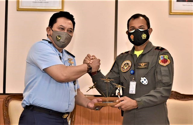 Danlanud Adisutjipto Terima Kunjungan Staf Ahli Menkopolhukam