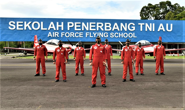Danlanud Adisutjipto Marsma M. Yani Amirullah Lepas Keberangkatan Jupiter Aerobatic Team Ke Singapore Airshow 2022
