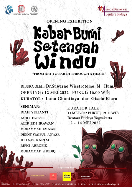 Pameran Seni Rupa Kabar Bumi Setengah Windu, Di Bentara Budaya Yogyakarta, 12-14 Mei 2022