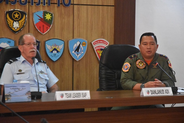 Danlanud Adisutjipto Marsma Azhar Aditama D, Terima Kunjungan Delegasi RAAF