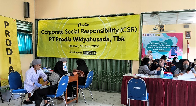 Cegah Anemia pada Remaja Putri, kerjasama PT. Prodia Widyahusada, Tbk - Dinas Kesehatan DIY