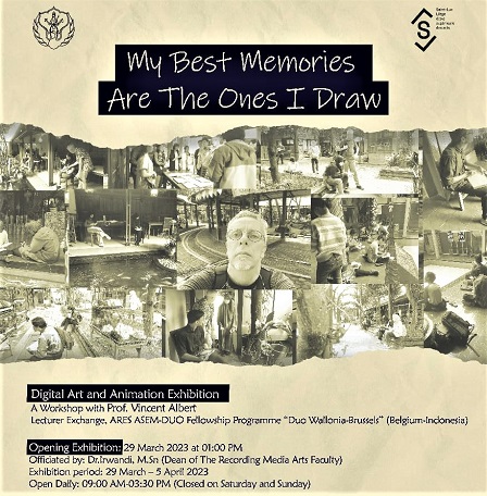 Pameran Seni Digital and Animasi My Best Memories Are The Ones I Draw di ISI Yogyakarta