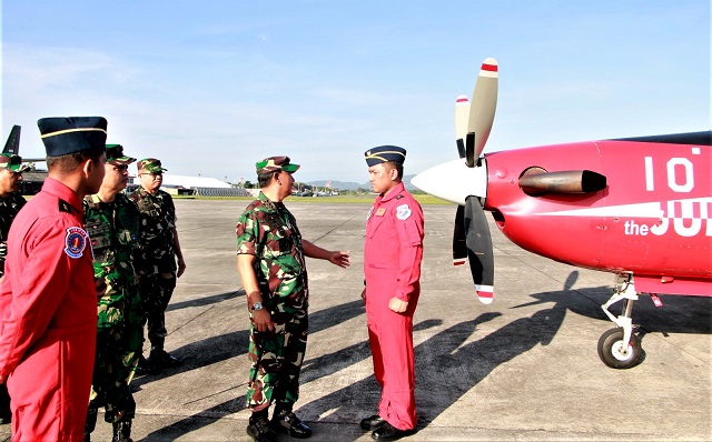 DANKODIKLATAU Pimpin Apel Gelar Kesiapan Tim JUPITER ke Langkawi Malaysia