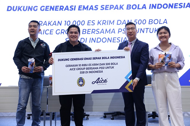 Aice Group Bersama PSSI Sukseskan Pertandingan Akbar Indonesia vs Argentina 