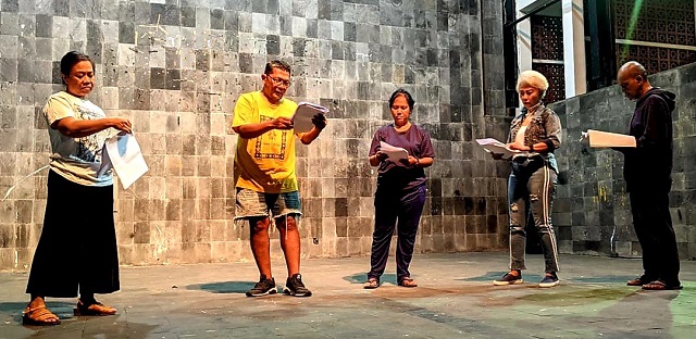 Sanggar Teater Muara Gelar Ontran-Ontran Rangsangcarita Di Taman Budaya Yogyakarta, Rabu, 18 Oktober 2023
