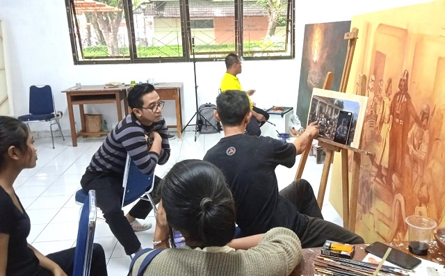 OPEN STUDIO Dosen Seni Lukis ISI Yogyakarta dan Pameran Seni Rupa RIWAYAT, Terbuka Untuk Publik
