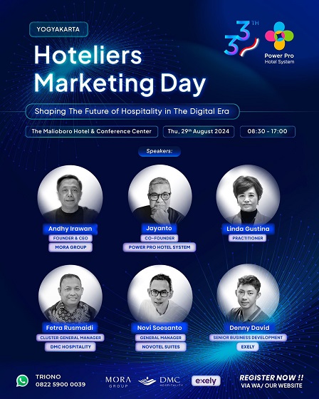Power Pro Hotel System Gelar Seminar Hoteliers Marketing Day 2024 Di Yogyakarta