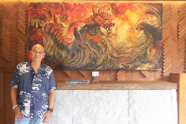 Dua Generasi Maestro Affandi, Kartika Affandi dan Didit Slenthem, Gelar Pameran Lukisan di Garrya Bianti Yogyakarta