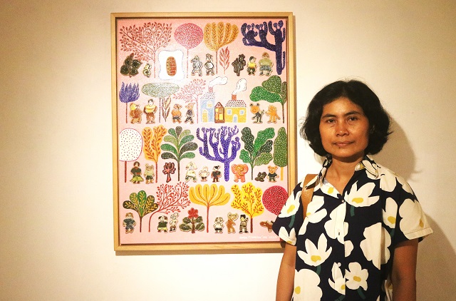 DONA PRAWITA ARISSUTA Turut Memeriahkan Bulan Seni Jogja 2025 Lewat Pameran Seni Bersama PERTEMUAN Di Jogja Gallery