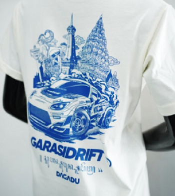 Pitstop Keren: DAGADU x GARASI DRIFT Luncurkan T-shirt kolaborasi