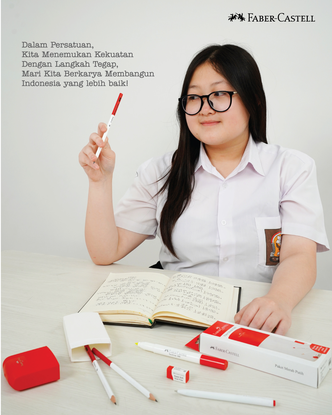 FABER-CASTELL Hadirkan Paket ALAT TULIS EKSKLUSIF MERAH-PUTIH, Rayakan 80 Tahun Kemerdekaan Republik Indonesia