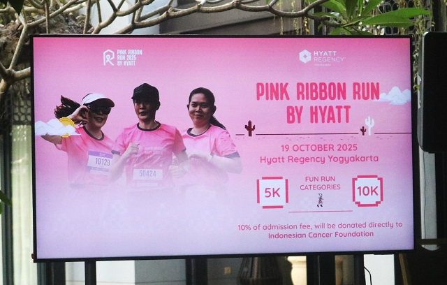 HYATT REGENCY Yogyakarta Gelar PINK RIBBON RUN 2025 Dukung Kesadaran Kanker Payudara