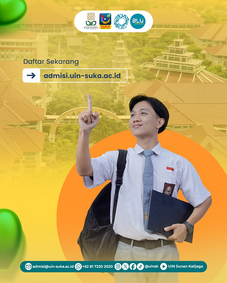Masuk UIN Sunan Kalijaga Yogyakarta, TANPA TES TULIS, Jalur Mandiri Prestasi, Portofolio Keberagaman, dan International Undergraduate Program, Tutup 18 Juni 2026