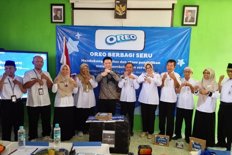 OREO BERBAGI SERU Hadir di Gunung Kidul, Dukung program BOCAH PINTER melalui Pembelajaran yang Menyenangkan