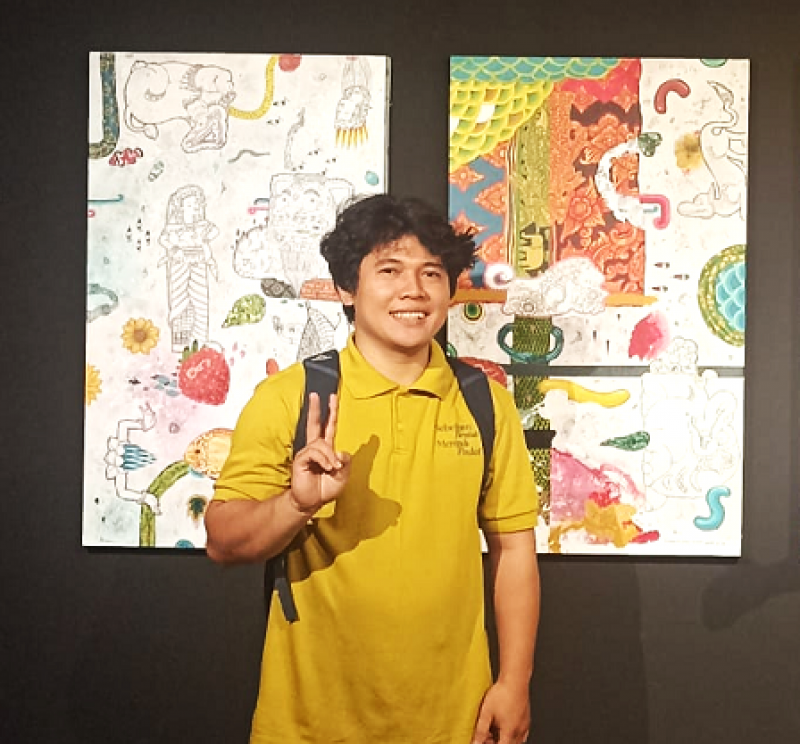 I WAYAN ADY SUCIPTA, Sukses Gelar Lukisan Di Mini Art Malang 2026