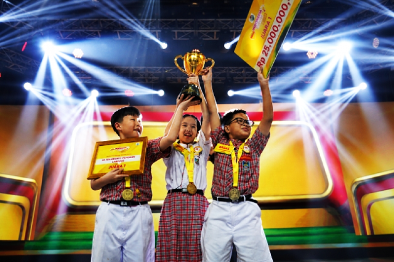 SD Fransiskus 2 Pahoman Bandar Lampung Juara DANCOW INDONESIA CERDAS Season 2, Agustus 2026