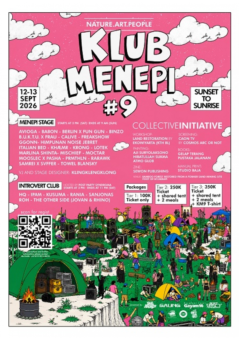 GAUNG Festival Musik 2026: KLUB MENEPI Bawa Ecological Rave Ke Hutan Bambu Yang Dipulihkan, 12-13 September