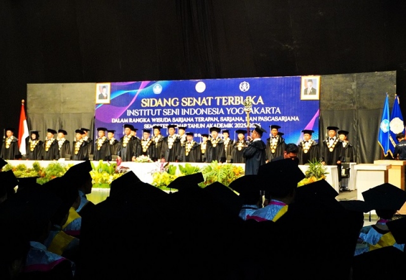 Institut Seni Indonesia Yogyakarta Mewisuda 641 Lulusan Semester Genap Tahun Akademik 2025-2026
