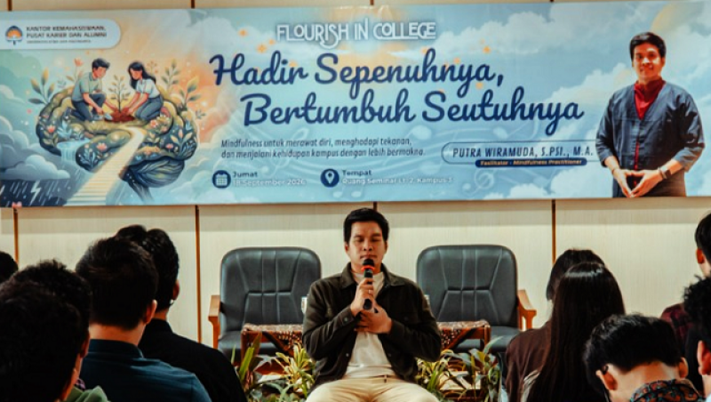 Universitas Atma Jaya Yogyakarta Gelar Seminar MINDFULNESS, Ajak Mahasiswa Sadar Dengan Perasaan Diri