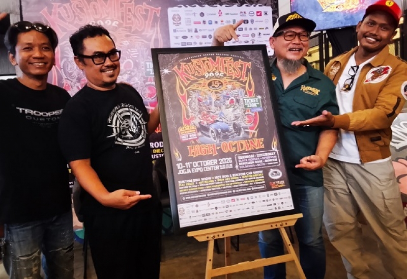 KUSTOMFEST 2026 -HIGH OCTANE, Di Jogja Expo Center, Sabtu-Minggu, 10-11 Oktober 2026