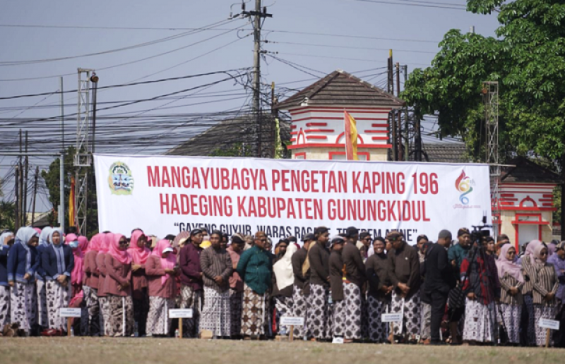 GAYENG GUYUB, WARAS RAGANE, TENTREM ATINE, Refleksi 196 Tahun Kabupaten Gunungkidul
