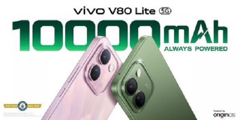 Hadir di Indonesia, vivo V80 Lite 5G dengan Baterai 10.000mAh Raih GUINNESS WORLD RECORDS